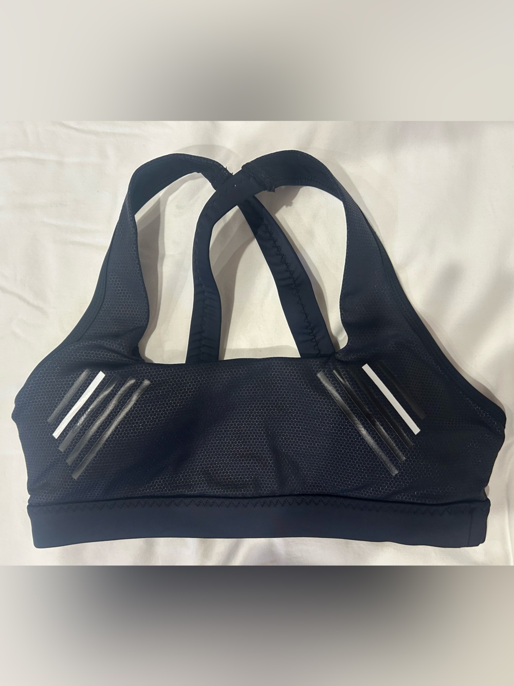 Lilybod Black Sports Bra - Straight Neckline